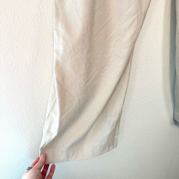 J. Jill Linen Stretch Sea Salt Wide Leg Trousers Size 24 NWT - Picture 3 of 10